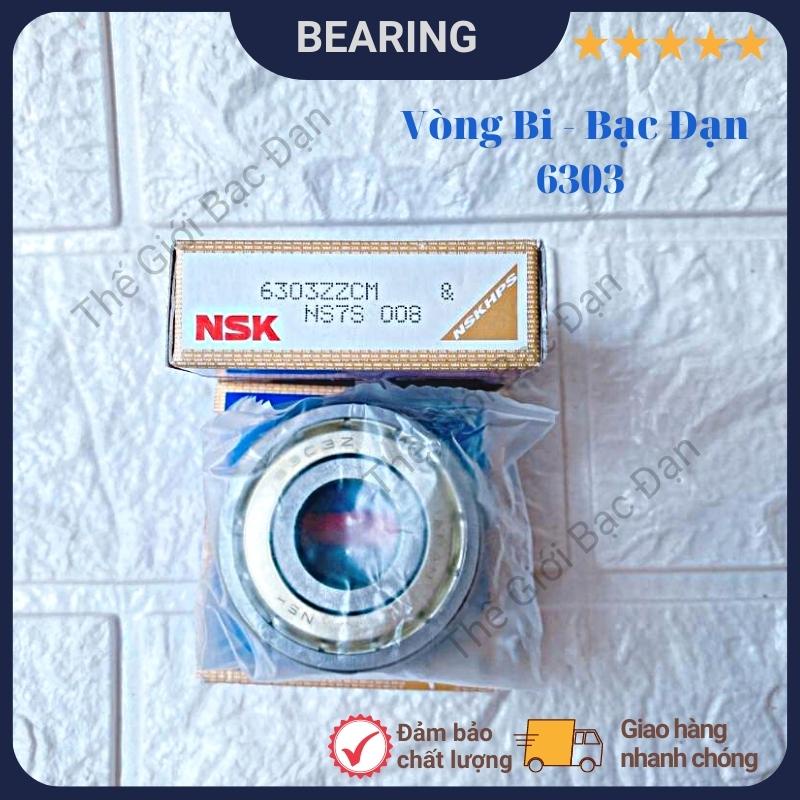 Vòng bi bạc đạn NSK 6303 ZZCM - hàng đẹp - chất lượng cao - Thế Giới Bạc Đạn