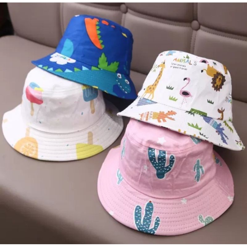 Nini_kids:Mũ vành cotton cho bé, mũ hè, mũ thời trang cho bé