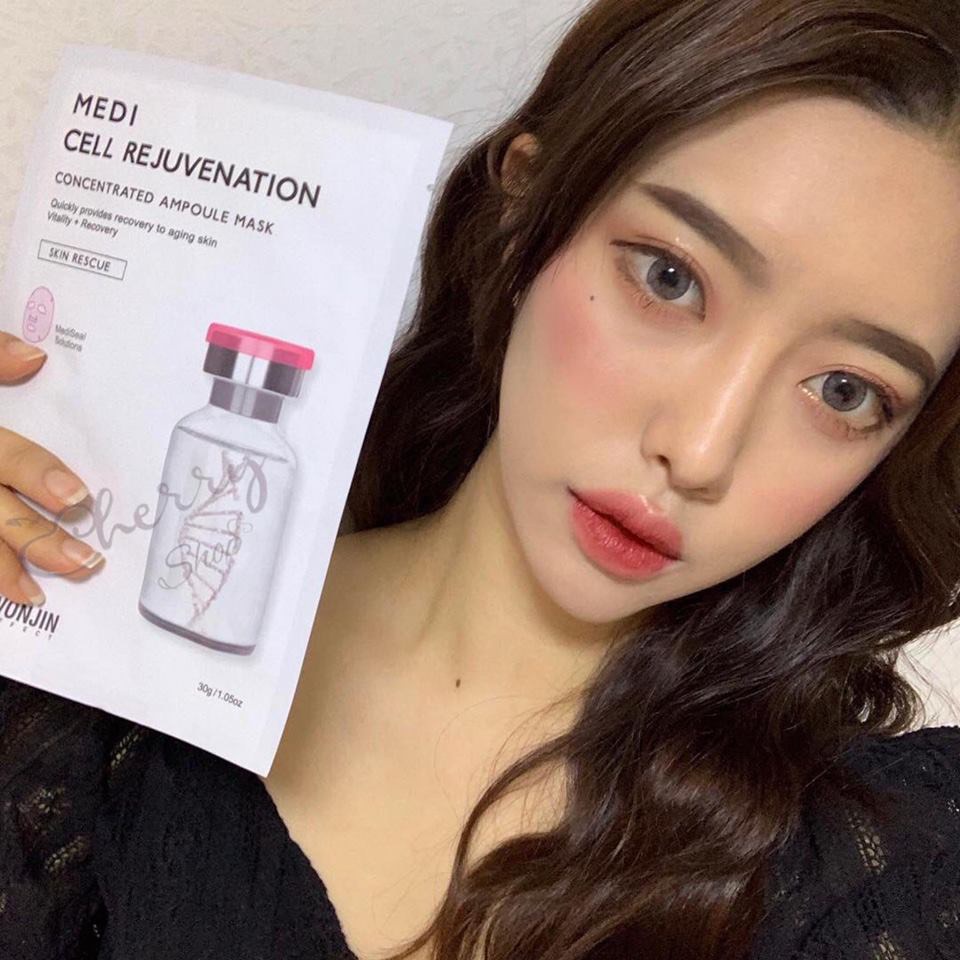 Mặt Nạ Giấy WONJIN EFFECT Concentrated Essence Mak Skin Rescue Skin Fit Solutions 30g