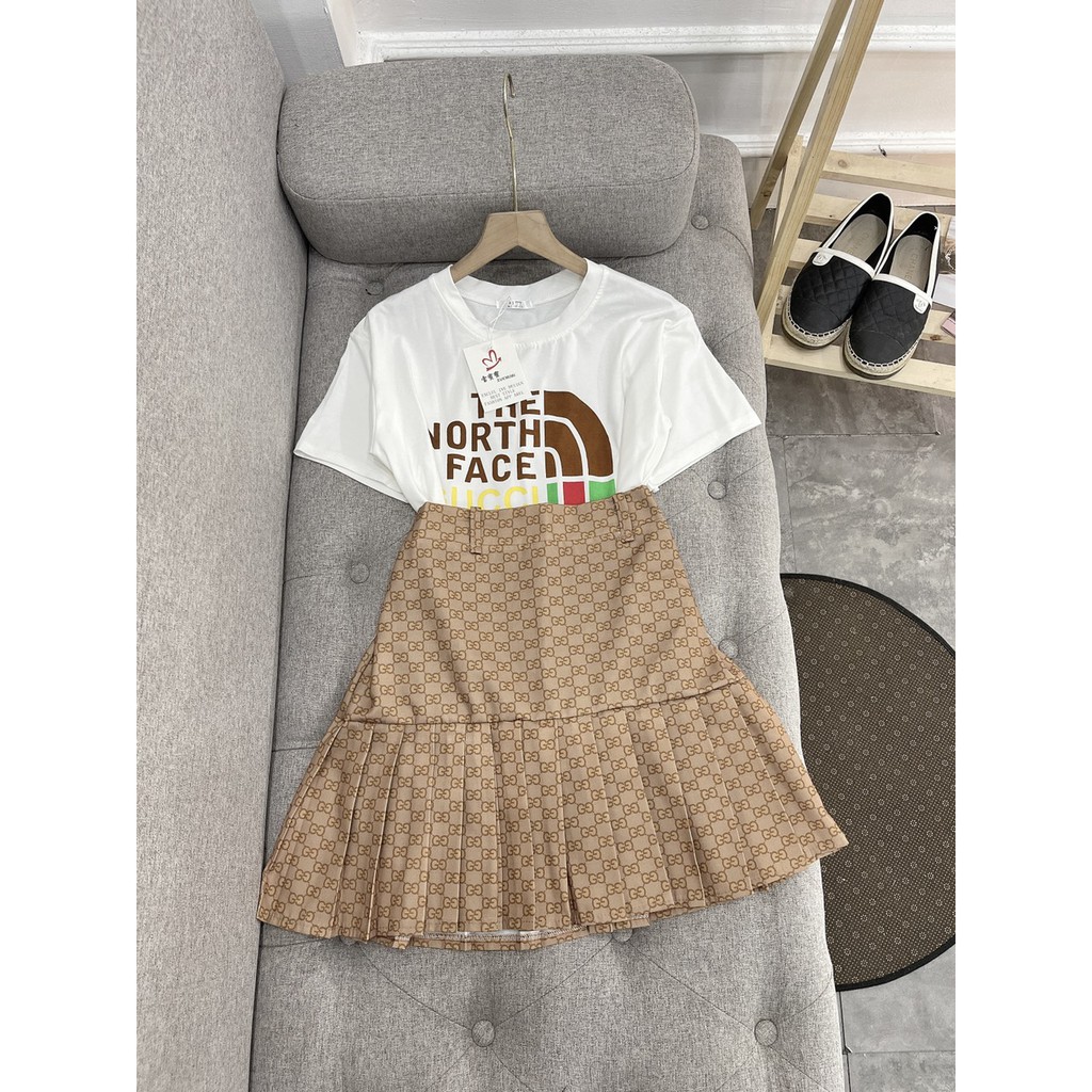 Set đồ nữ cá tính, set váy dài áo thun đi chơi sang chảnh mùa hè đẹp 8A00064 | BigBuy360 - bigbuy360.vn