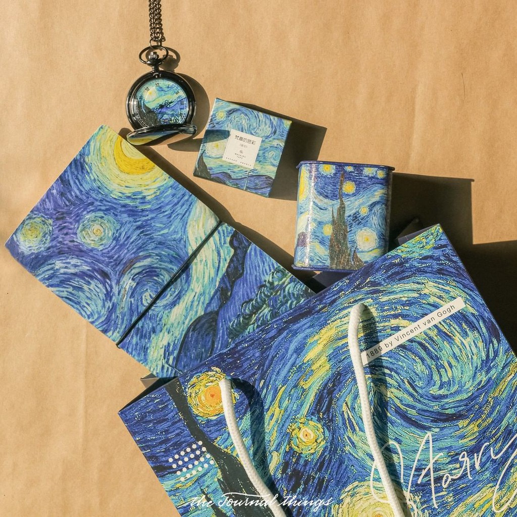 Gift Set Starry Night Van Gogh (Set Quà Chủ Đề Tranh Starry Night Van Gogh)