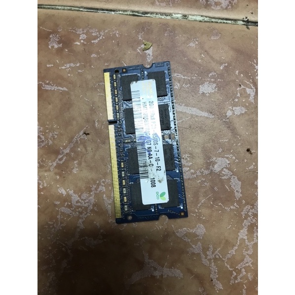 s4-0612 ram laptop 2g bus 1066 không nhận hư hỏng