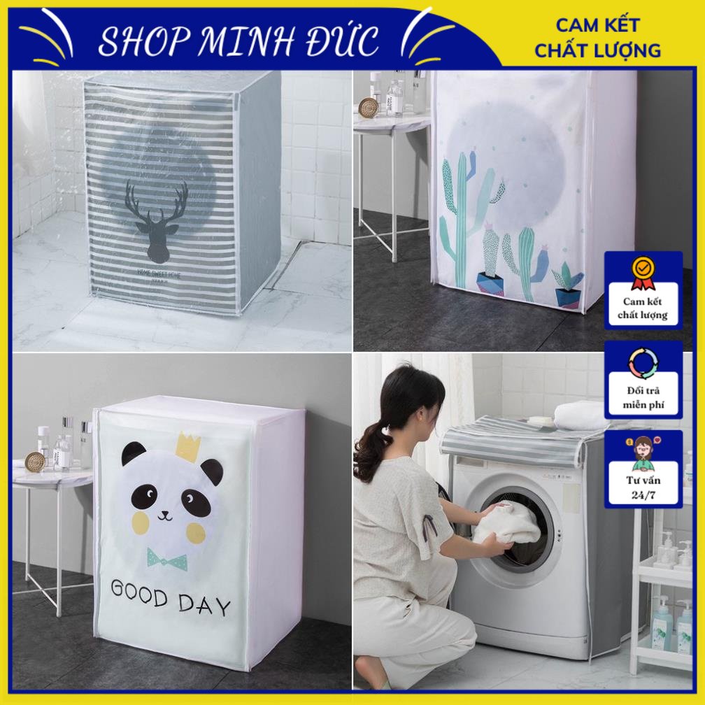 Áo Trùm Máy Giặt Cửa Trên Cửa Trước bảo vệ máy giặt, chống bụi bẩn, nước tạt