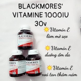 BLACKMORES VITAMIN E 1000 IU