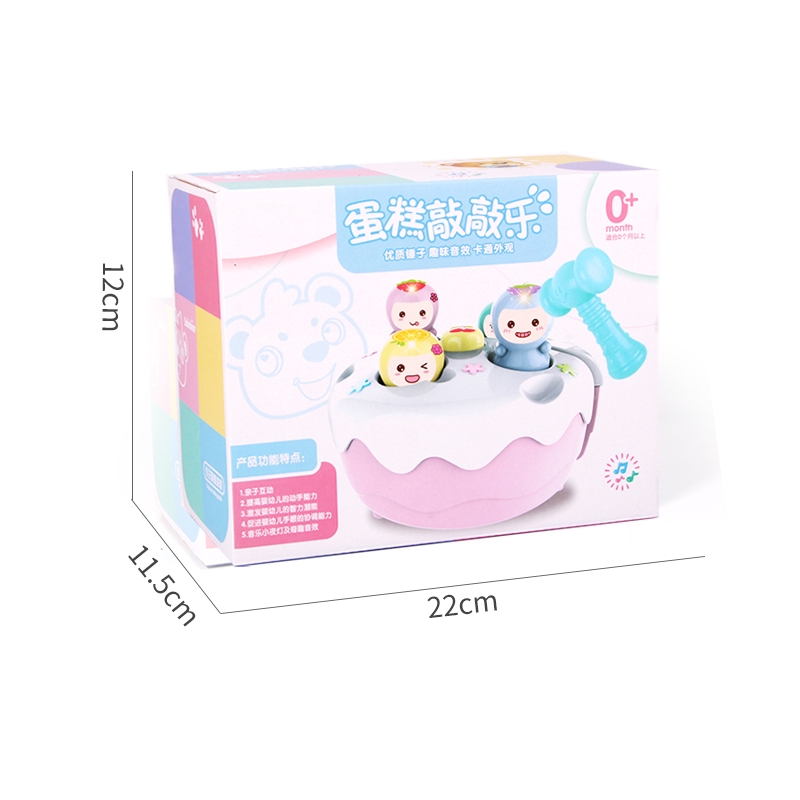 bộ đập chuột đồ chơi nhựa có hát nhạt vui nhộn đáng yêu mã 504 hình bánh kem_nhanh tay quà tặng cho bé trẻ em