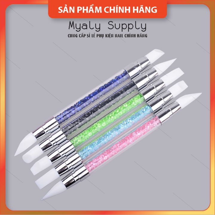 Bút Silicon Nail Mềm Dẻo Cán Đá Nặn Hoa 5 Cây SP000212