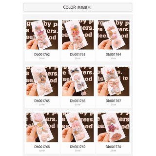 Set 4 Kẹp Tóc Koadear Xinh Xắn Dành Cho Bé Gái.