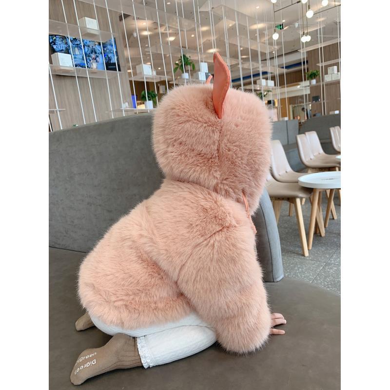 Áo khoác dày dặn giữ ấm thời trang thu đông xinh xắn dành cho bé gái 2021