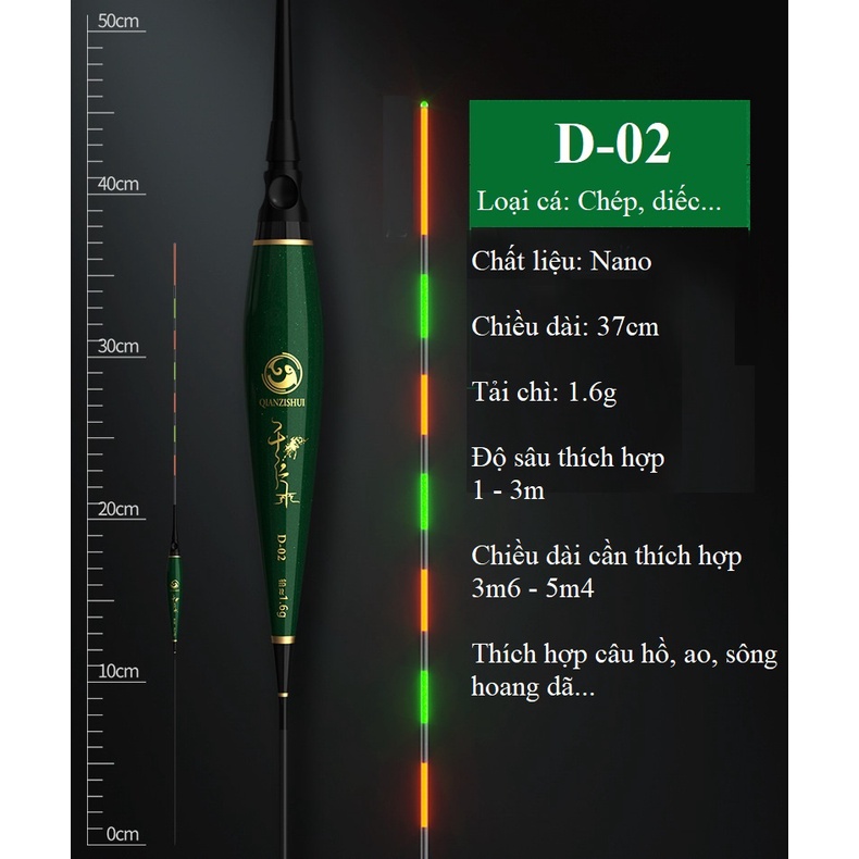 Phao Câu Đài Đêm SHADOWLESS Phao Câu Cá Nano Chuyên Dụng Câu Đêm Cao Cấp PC5