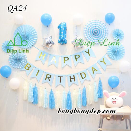 Combo Bộ HPBD Quạt Giấy Đơn Giản