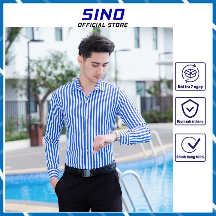 Xả 49K Áo sơ mi nam hàn quốc trẻ trung trơn cao cấp giá rẻ không nhăn không xù thấm hút mồ hôi SINO AD08