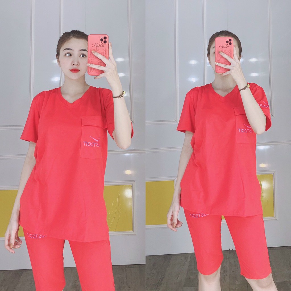 [KÈM ẢNH VIDEO THẬT] [Có bigsize 85kg]🌹Đồ Bộ Cotton Lửng Mặc Nhà🌻 Đồ Bộ Nữ Mặc Nhà Đẹp