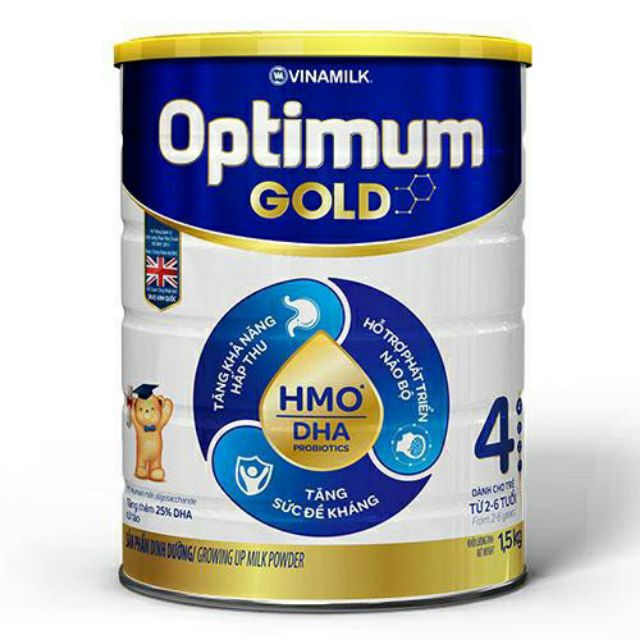 Sữa bột Vinamilk Optimum Gold 4(1.5kg) hsd..(T 01/2023)