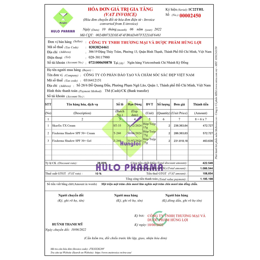 HANAH SKIN – Kem chống nắng Fixderma Shadow