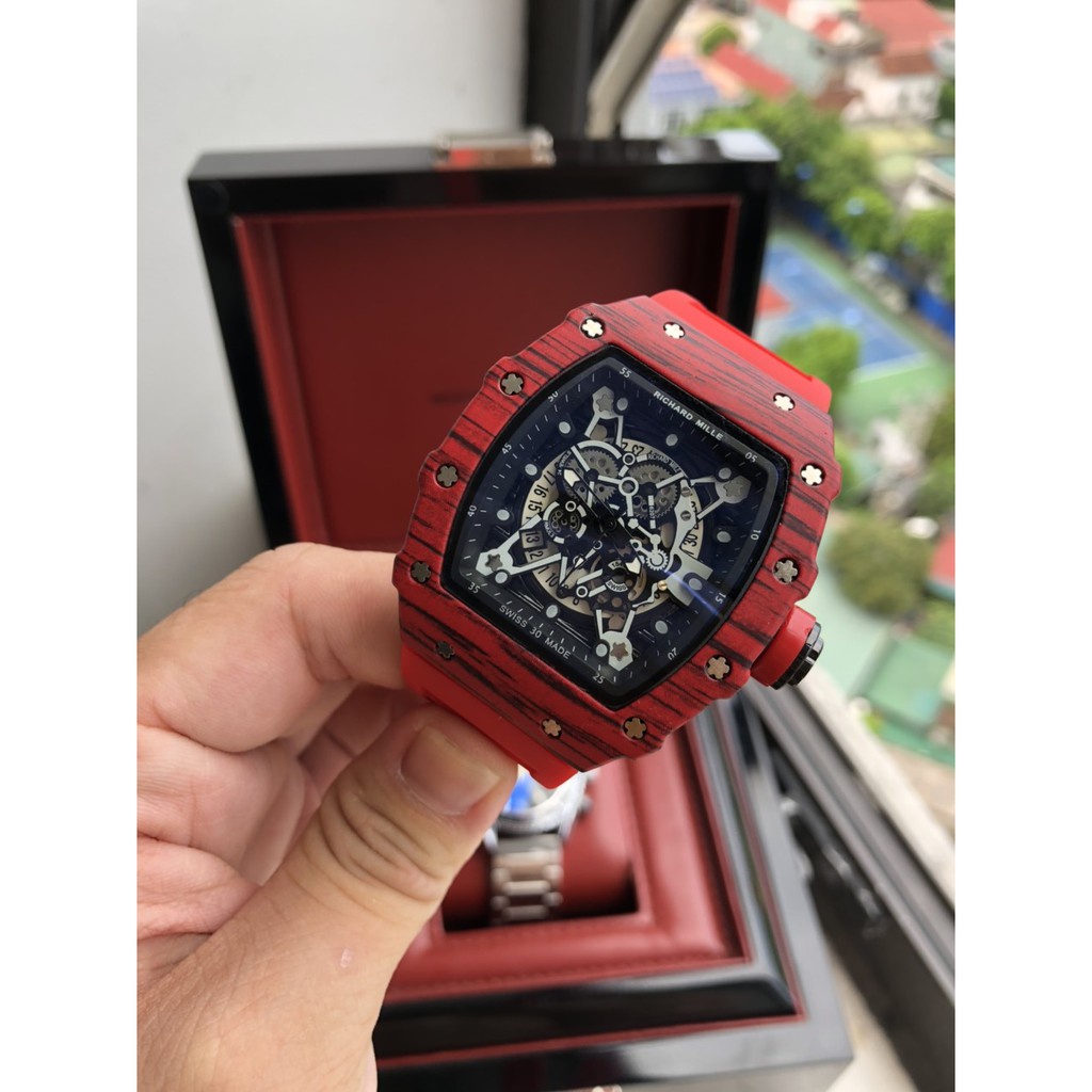 Đồng Hồ Nam RM35-02 RAFA Vân carbon .