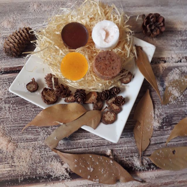 Bánh gội đầu thảo dược - Herbal shampoo bar (homemade