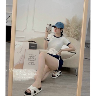 SET ÁO THUN VIỀN QUẦN SHORT