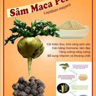 Sâm Macca Peru đen 1kg thơm ngon bổ dưỡng