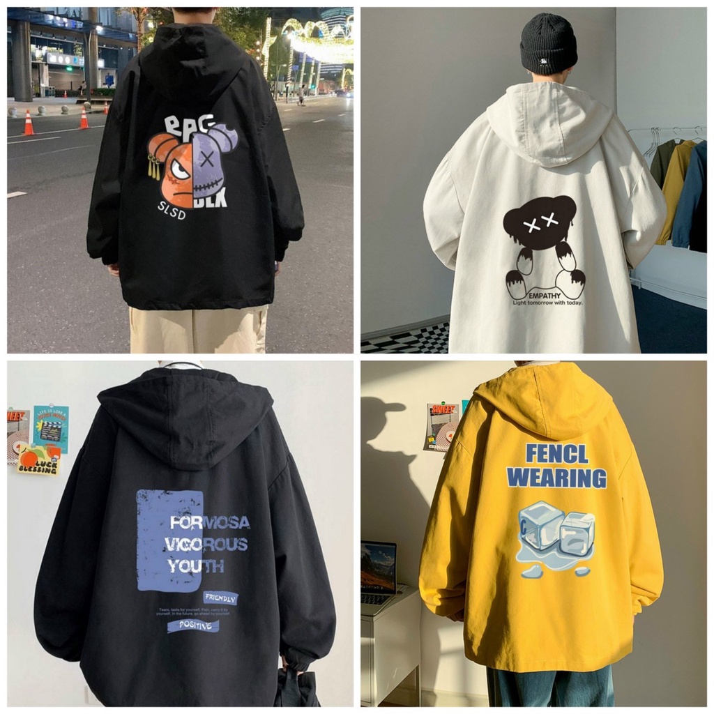 Áo khoác dù nam nữ unisex áo ulzzang Hàn Quốc street style cao cấp