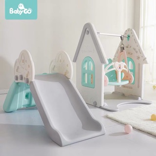 Comboo cầu trượt kèm xích đu oder ib phí ship Nhung