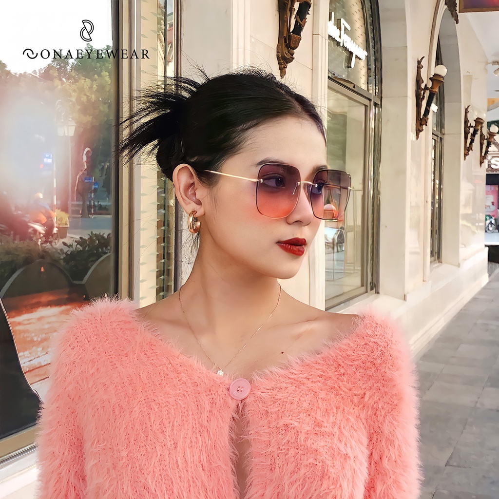 Kính râm - SONA EYEWEAR - Bản Cao Cấp  Nữ, Tròng Polycarbonate Gọng Kim Loại, Chống tia UV400