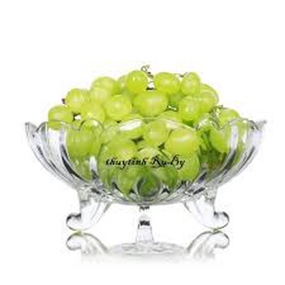 (HCM) DĨA TRÁI CÂY THỦY TINH DÀY DẶN