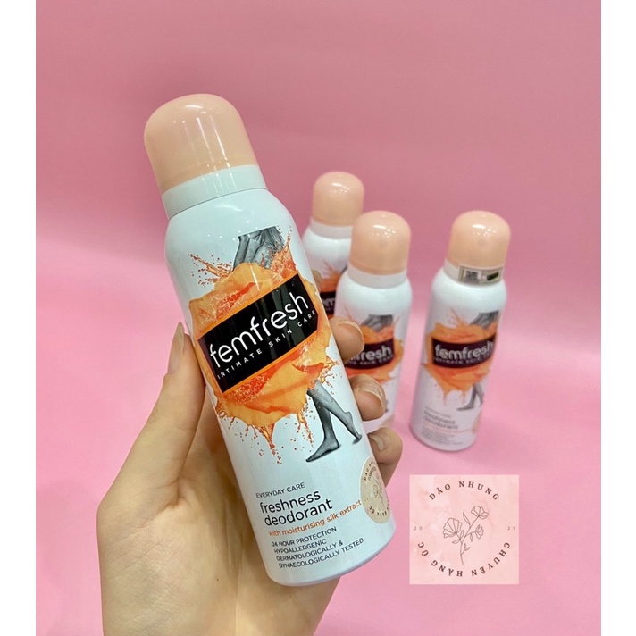[FREESHIP] Xịt thơm vùng kín Femfresh (màu cam)