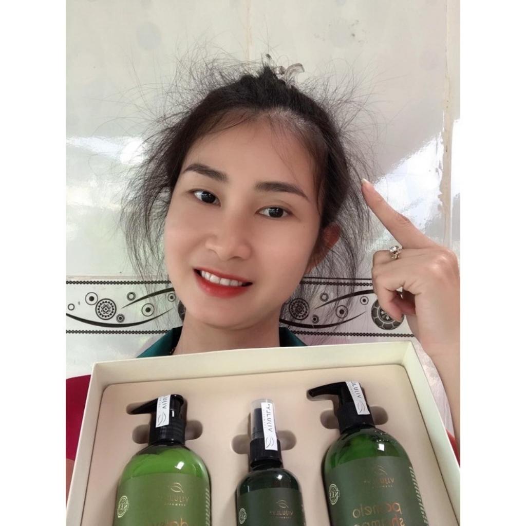 Dầu gội dầu xả xịt bưởi VIJULLY chính hãng chống rụng tóc ngăn rụng tóc kích mọc tóc dưỡng tóc SHOP 9999