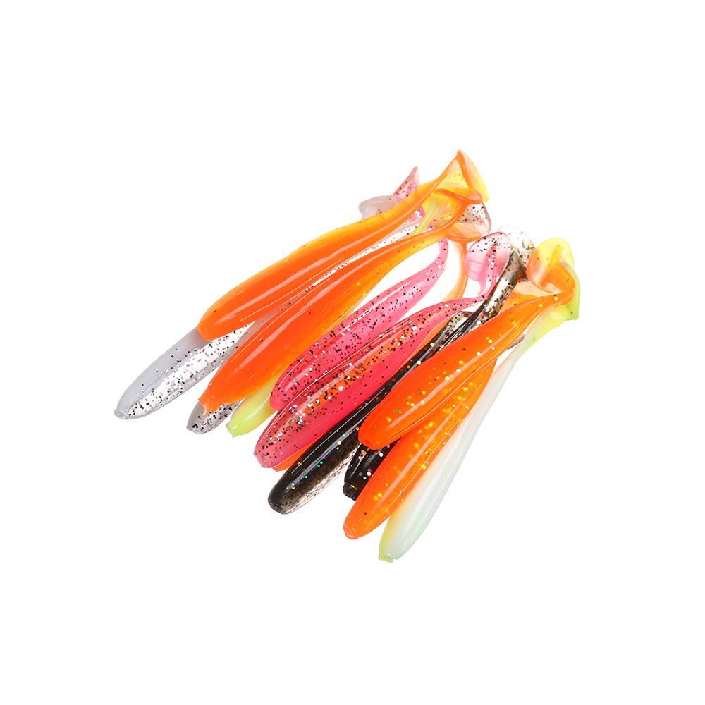 Bộ 10 Mồi Giun Giả Câu Cá Màu Sắc