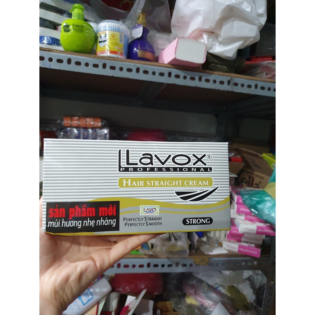 Kem Duỗi Hương Thơm Dịu Nhẹ - Lavox Hair Straight Cream 500mlx2 tiện dụng, tạo 1 mái tóc duỗi hoàn mỹ