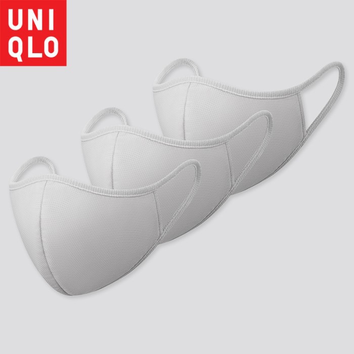 (Hàng Mới Về) Bộ 3 Khẩu Trang Uniqlo Alrism 99% - 3 Lớp Lọc