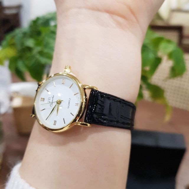 T Đồng Hồ Nữ Qianba Dây Da cá tính hàng hiệu TonyWatch68 1