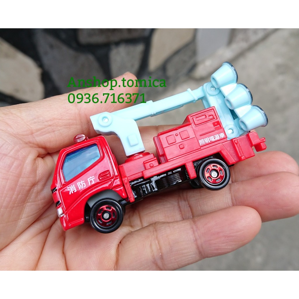 Set 4 mẫu xe cứu hỏa tomica Nhật Bản