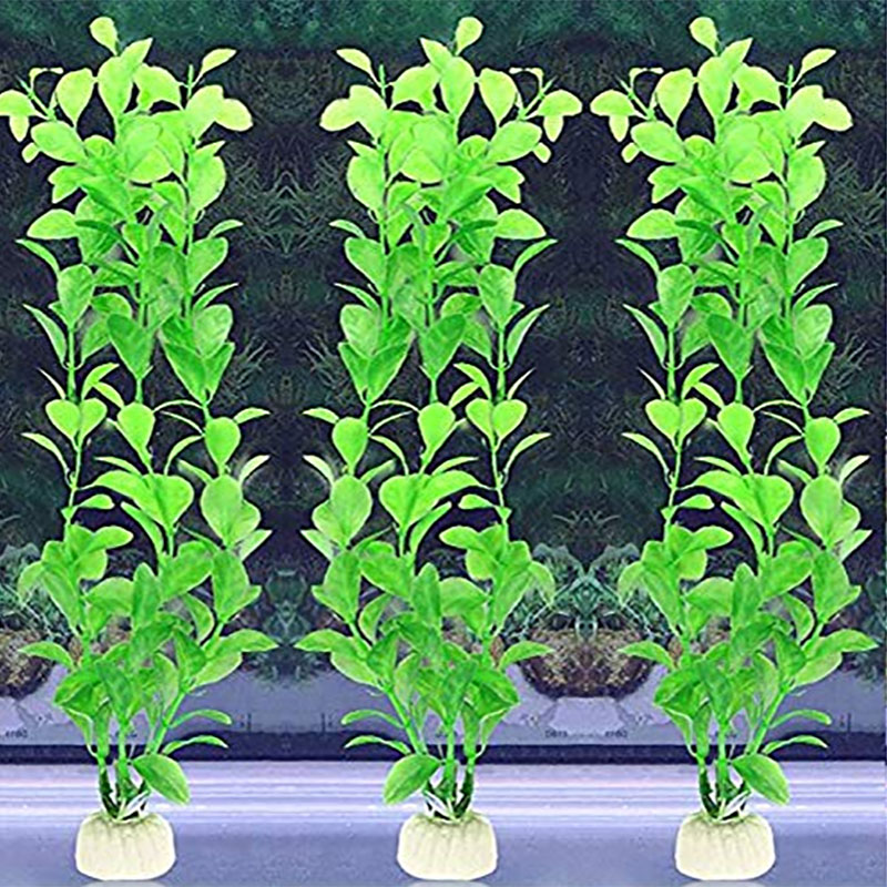 Cây Nhựa Nhân Tạo 25cm Trang Trí Bể Cá