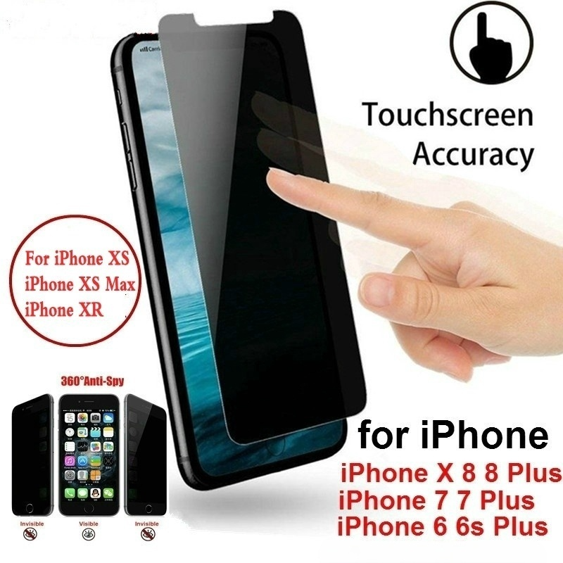 Kính Cường Lực Chống Thâm Nhập Thông Tin Cho Iphone 7 6 6s 8 Plus X Xs Max Xr 11 12 Pro Max 12mini Se2020