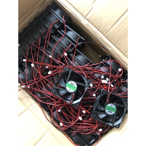 Quạt làm mát 8x8x2,4 - 12v, 0.30a mới 100% siêu mạnh.