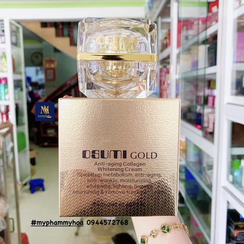 Kem Osumi Gold Dưỡng Trắng Da, Giảm Thâm Nám Và Se Khít Lỗ Chân Lông 30G