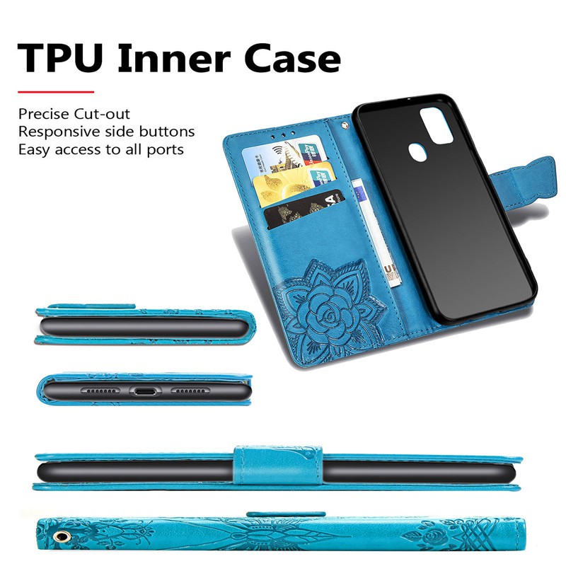 Bao da điện thoại chống sốc dạng ví gập cho SAMSUNG GALAXY M51 M40 M31S M31 M30 M30S M21 M20S M20 A60 A40S | BigBuy360 - bigbuy360.vn