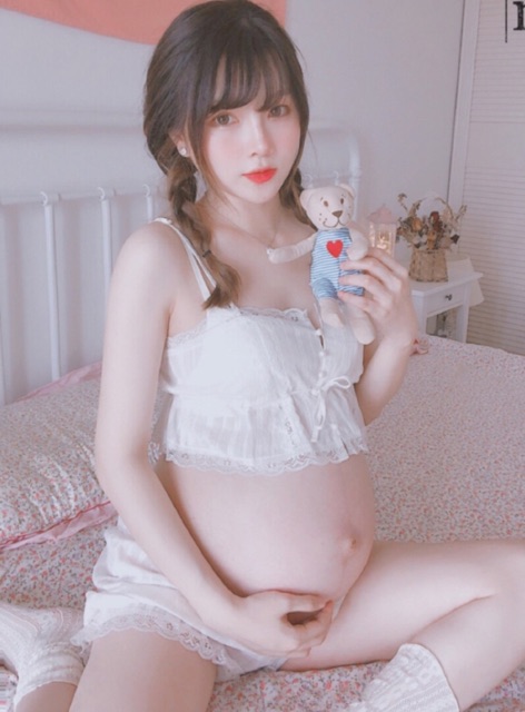 Bộ đồ ngủ hai dây phối ren trắng, bo chun. Đồ ngủ sexy B045 | BigBuy360 - bigbuy360.vn