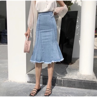 (Order-7 ngày) Chân váy bò đuôi cá ❤️❤️❤️