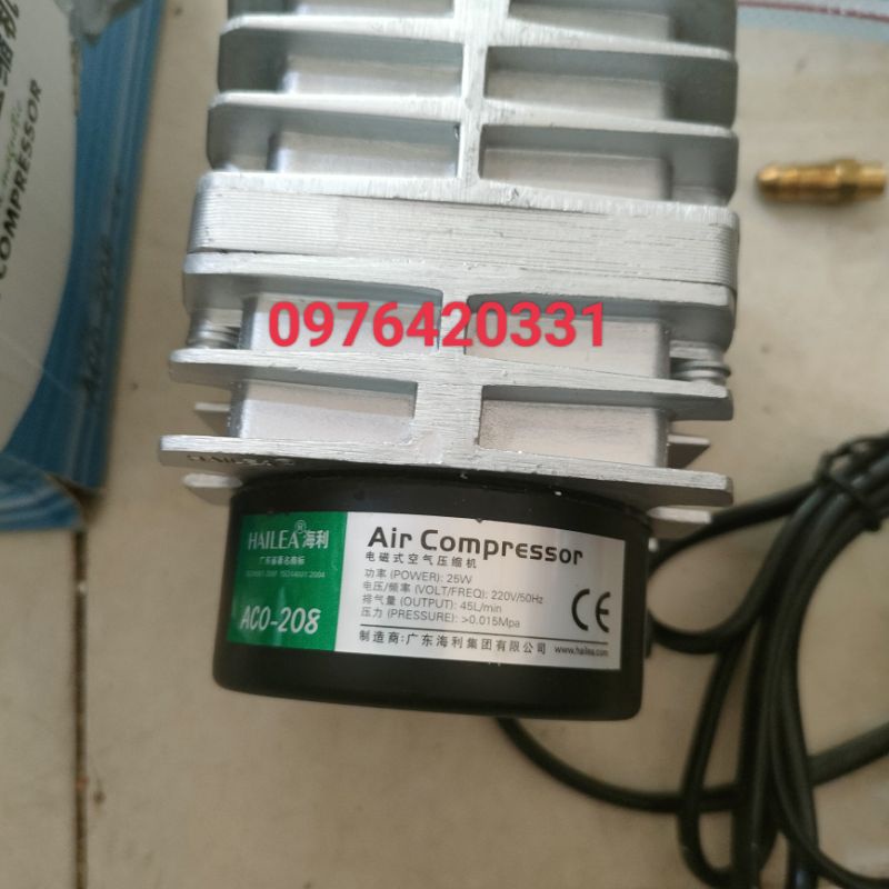 Máy Sủi Cá, Bộ Máy Sủi Khí Ô-Xy Bể Cá Hải Sản Chạy Điện 220