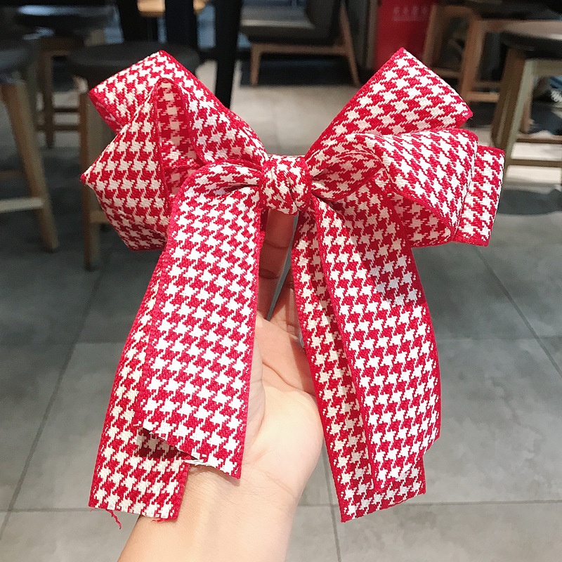 Kẹp tóc nơ đơn giản xinh xắn phong cách thời trang hàn quốc cho nữ