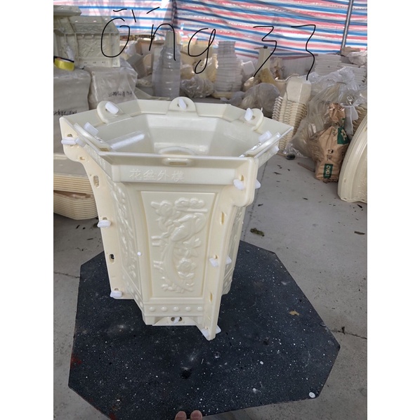 Khuôn đúc chậu lục giác ống 55