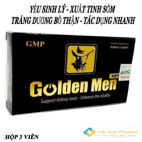 Bổ thận ngừa xuất tinh sớm yếu sinh lý - rối loạn cương dương tăng cường sinh lý nam Golden Men