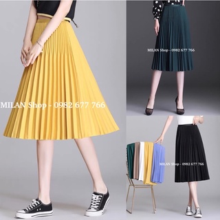 Chân váy xếp ly dáng mới xinh yêu.