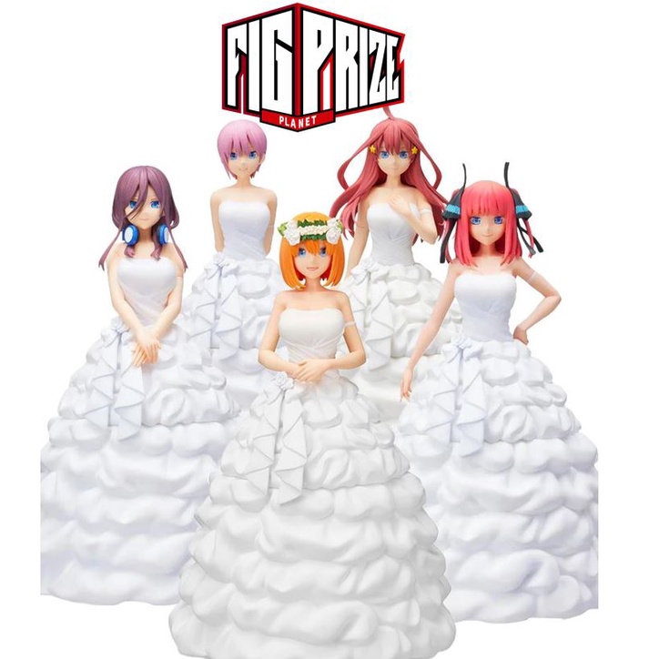 Mô hình nhân vật Miku , Nino , Itsuki , Ichika, Yotsuba Nakano Bride Ver. - SEGA SPM (Gotoubun no Hanayome)