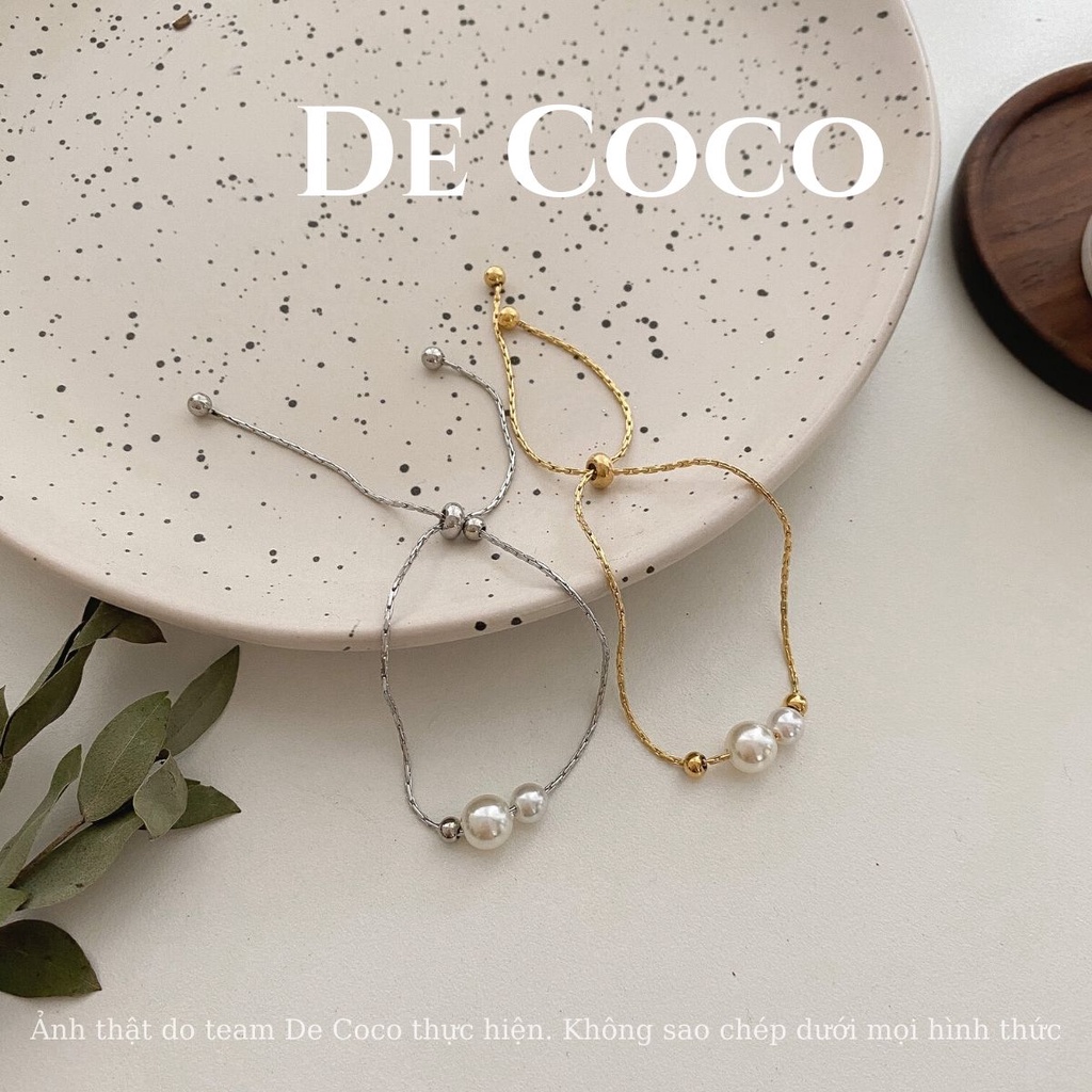 [KHÔNG ĐEN GỈ] Vòng tay ngọc trai nhân tạo Baroque De Coco | BigBuy360 - bigbuy360.vn