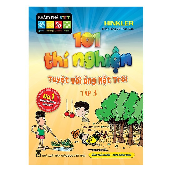 Sách - 101 Thí Nghiệm - Tuyệt Vời Ông Mặt Trời - Tập 3