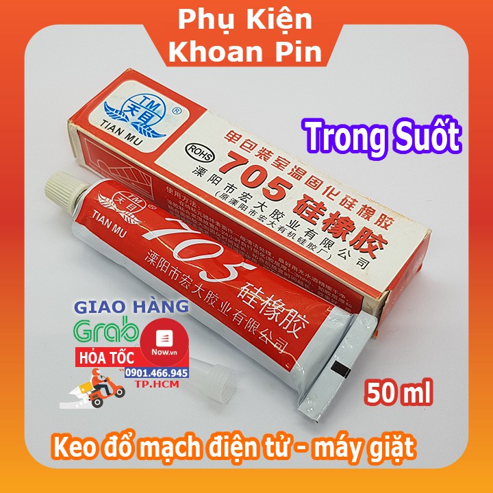 Keo Đổ Mạch Điện Tử - Máy Giặt 705 trong suốt P232