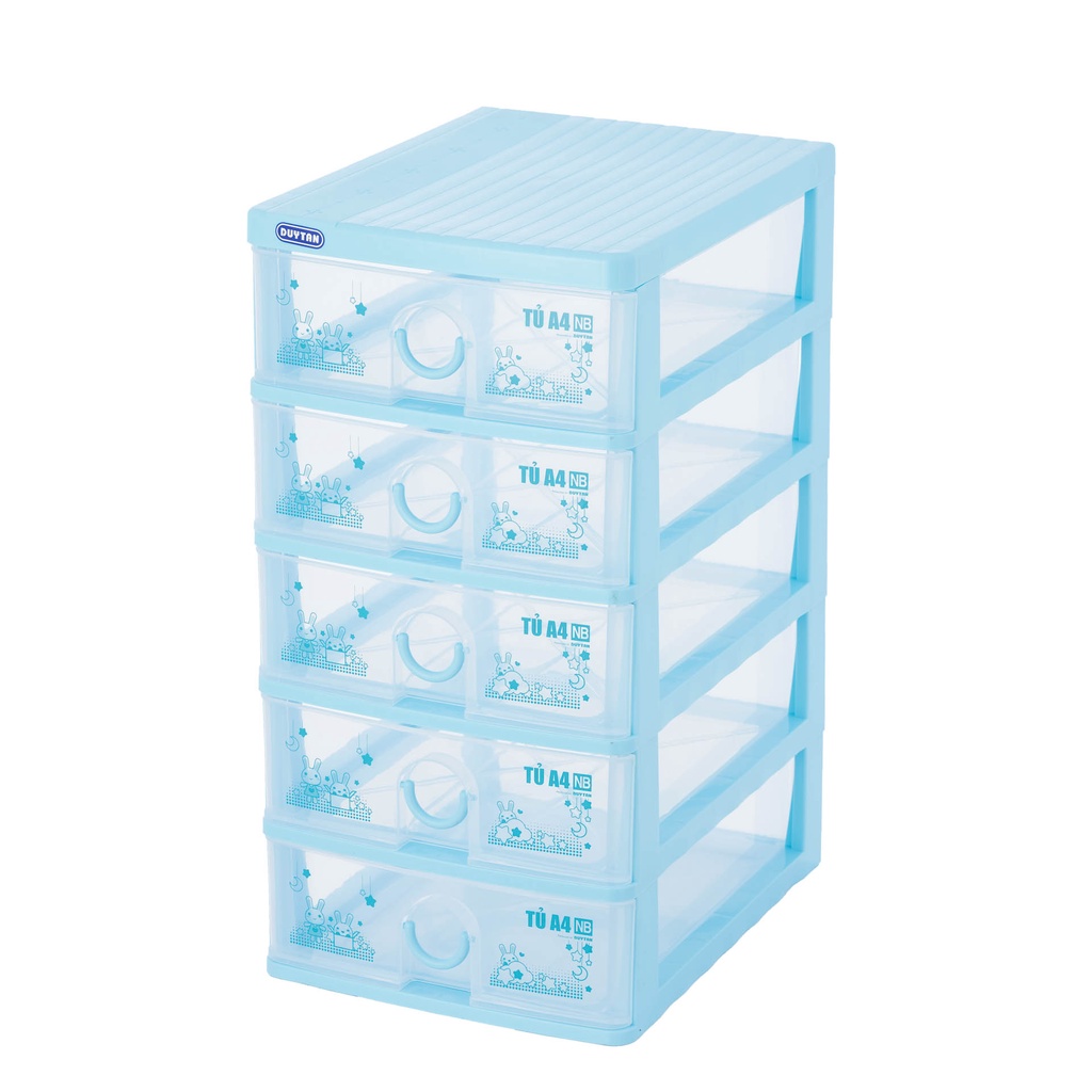 Tủ nhựa mini Duy Tân cao cấp - A4 nắp bằng